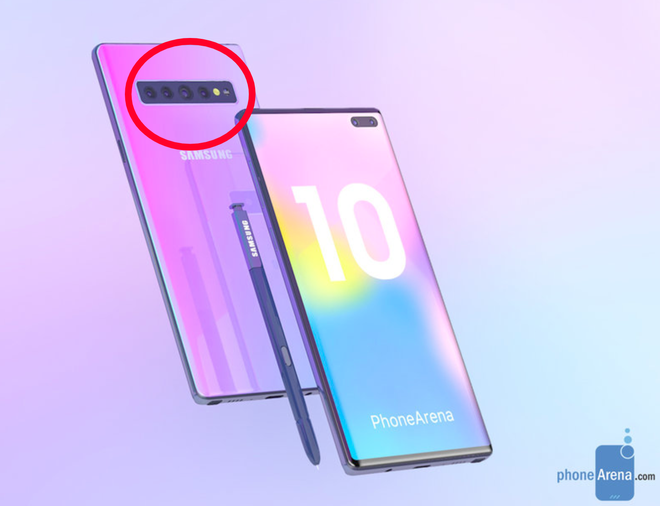 Camera trên Galaxy Note 10 sẽ là một nâng cấp sáng giá so với Galaxy S10