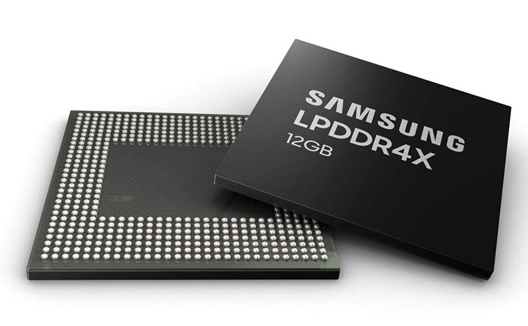 Samsung bắt đầu sản xuất hàng loạt RAM 12GB LPDDR4X cho smartphone