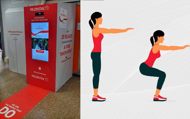 Sướng như dân Singapore: Vừa có sức khỏe vừa được đi tàu điện ngầm miễn phí chỉ với 20 lần squat