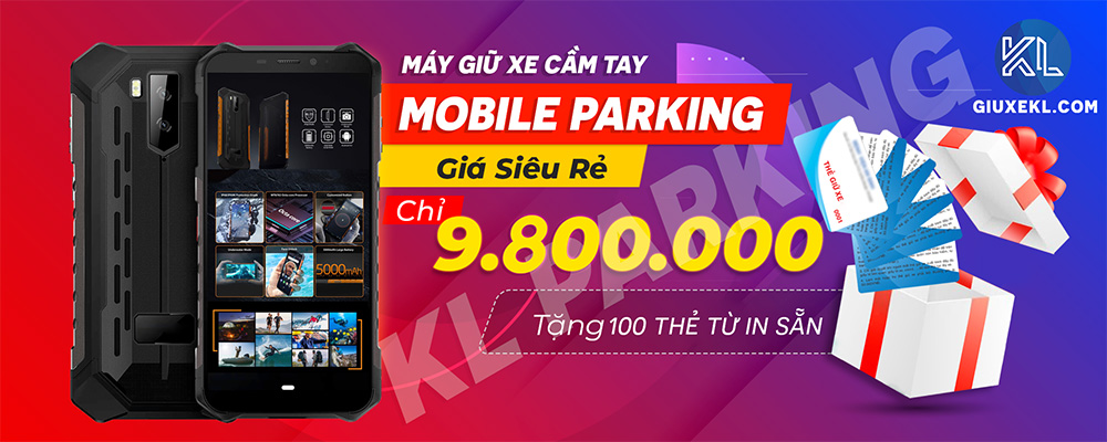 máy giữ xe cầm tay